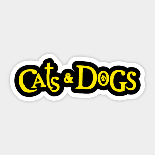 Cats Dog Sticker